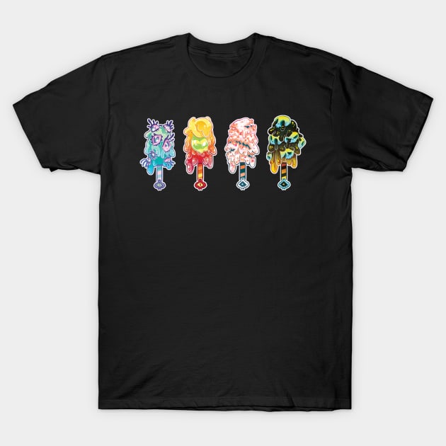 Tasty Witchcraft | Monster Popsicle T-Shirt by cosmicloak